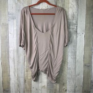 Old Navy Size Large Gray Short Sleeve Lightweight Top